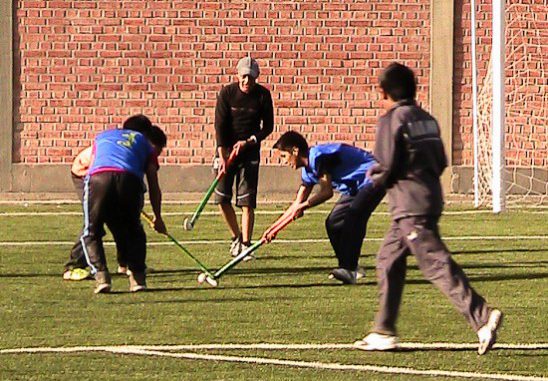 Bolivia - first ever hockey match